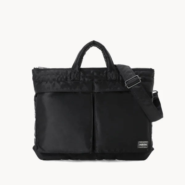 Porter-YOSHIDA &amp; Co Tanker Short Helmet Bag - Black