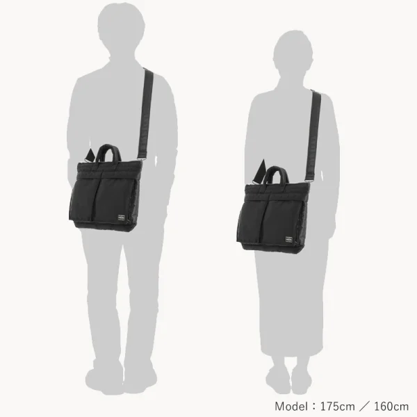 Porter-YOSHIDA &amp; Co Tanker Short Helmet Bag - Black