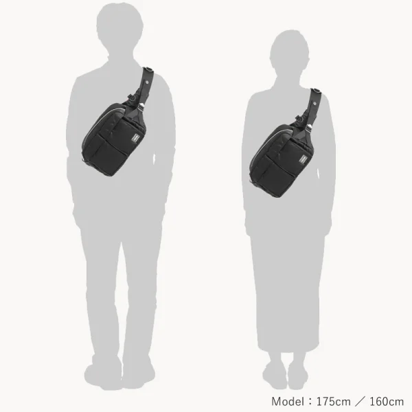 Porter-YOSHIDA & Co Tanker Hip Bag - Black