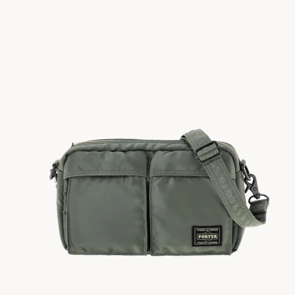Porter-YOSHIDA &amp; Co Tanker Sling Bag - Sage Green