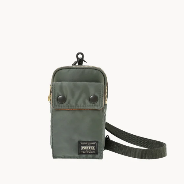 Porter-YOSHIDA &amp; Co Tanker Tanker Mobile Pouch - Sage Green
