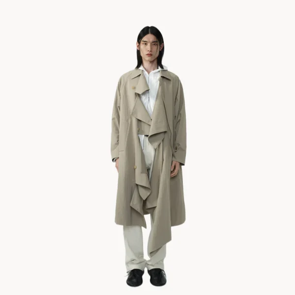 Post Archive Faction PAF Trimmed Coat (2026) – Sand