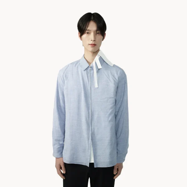 Post Archive Faction PAF Zip Shirt (Archive) – Blue