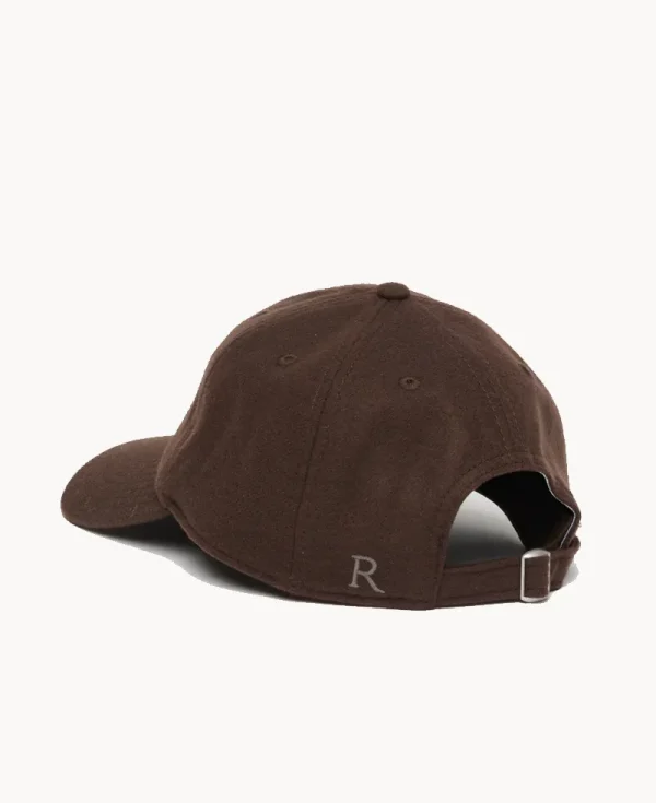 RANRA Cascade Wool Baseball Hat – Black Coffee