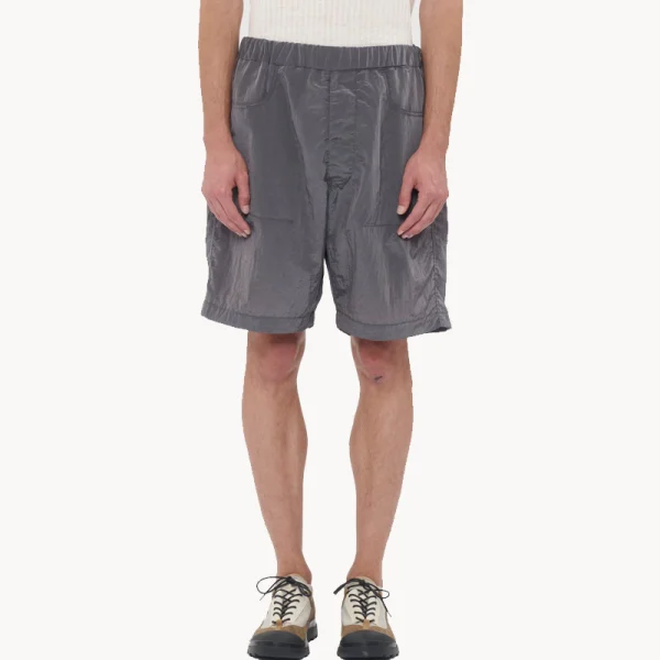 RANRA Stroller Shiny Nylon Shorts – Peat