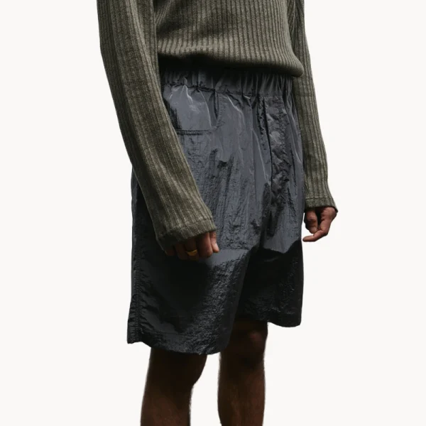 RANRA Stroller Shiny Nylon Shorts – Peat