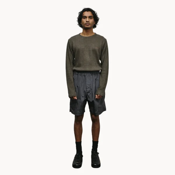 RANRA Stroller Shiny Nylon Shorts – Peat