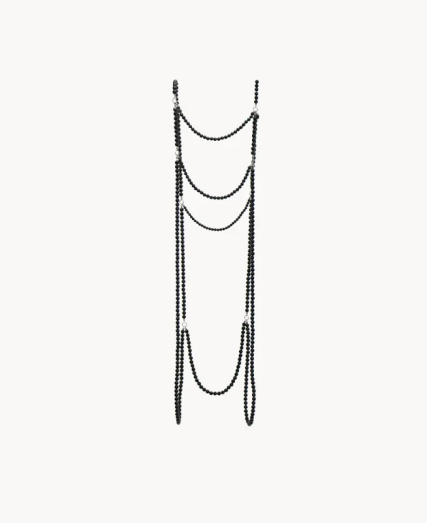 RHODOLIRION Harness - Black Beads Black