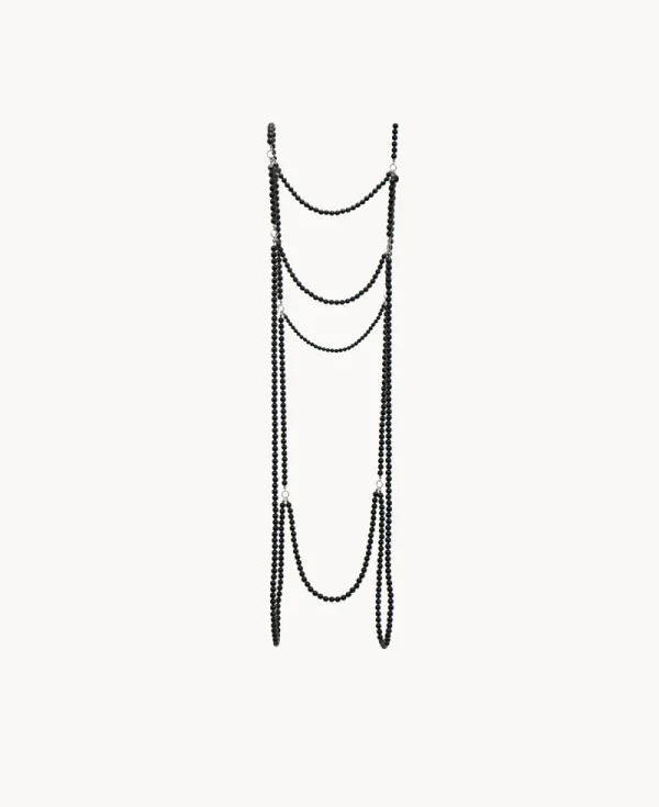 RHODOLIRION Harness - Black Beads Black