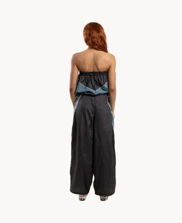 RHODOLIRION Tube Top Warming Up Suit Charcoal