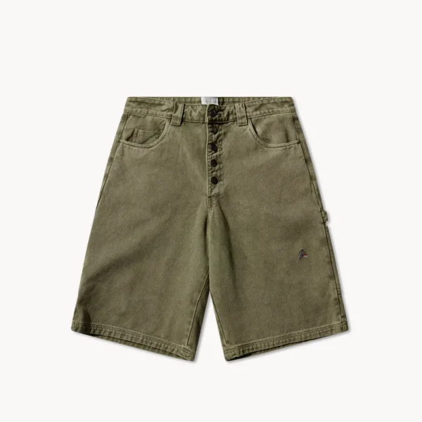 ROA Ash Canvas Shorts – Sage Green