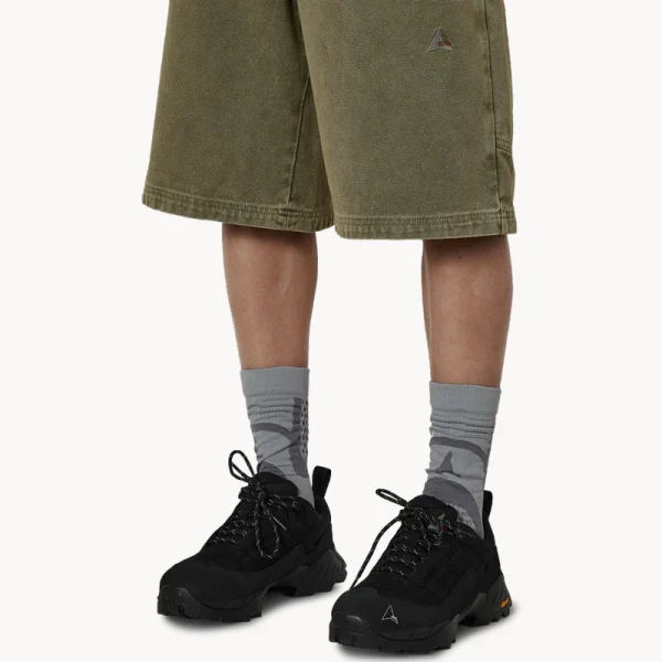 ROA Ash Canvas Shorts – Sage Green
