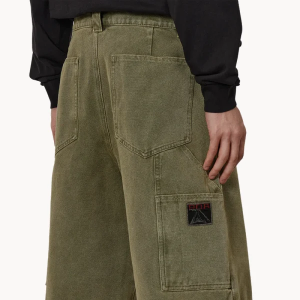 ROA Ash Canvas Shorts – Sage Green