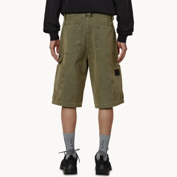 ROA Ash Canvas Shorts – Sage Green