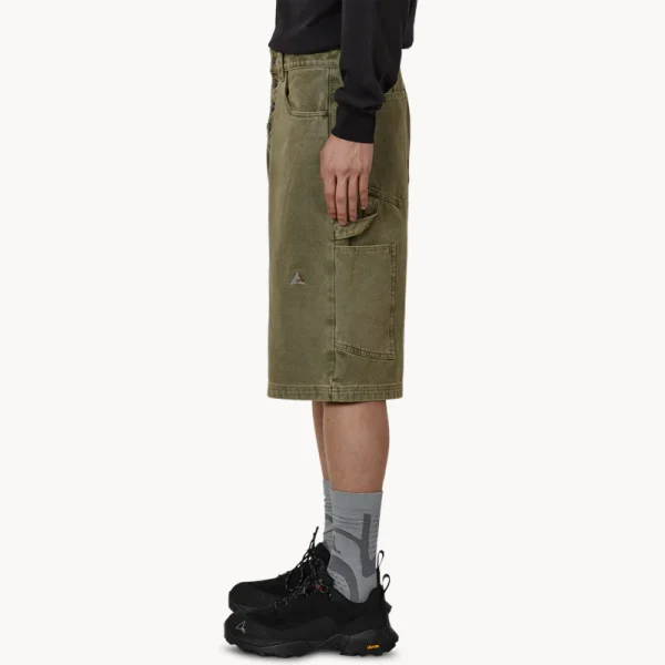 ROA Ash Canvas Shorts – Sage Green
