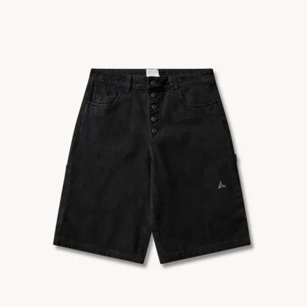 ROA Ash Canvas Shorts – Washed Black