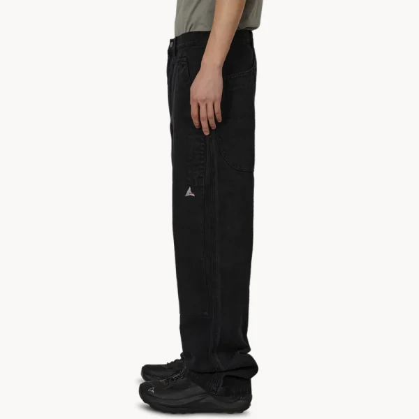 ROA Fomes Double Knee Washed Canvas Pant – Washed Black
