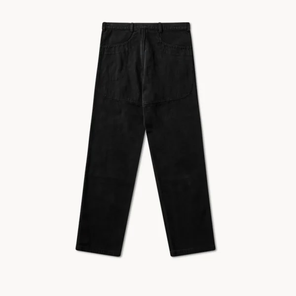 ROA Fomes Double Knee Washed Canvas Pant – Washed Black
