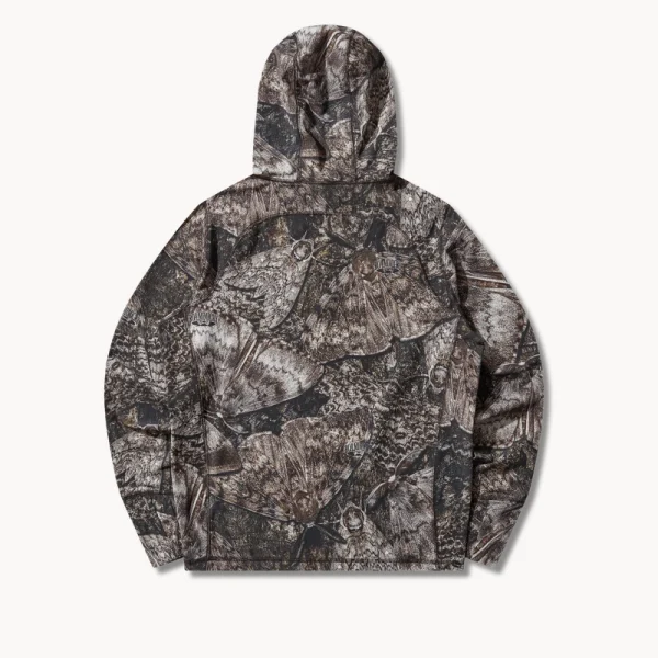 ROA Lio UPF+50 Baselayer Moth Print LS Tee – Brown