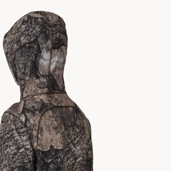 ROA Lio UPF+50 Baselayer Moth Print LS Tee – Brown