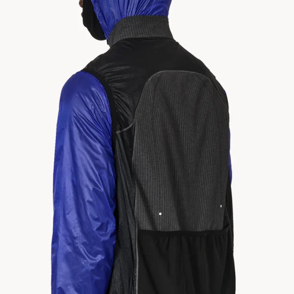 ROA Numb Pinstriped Commuting Vest – Black