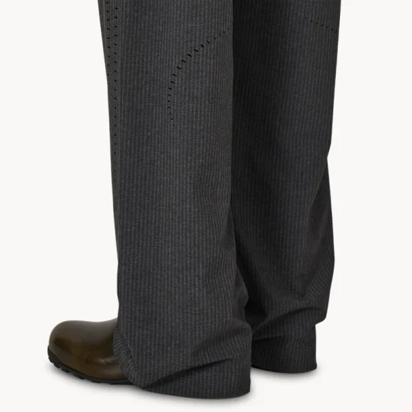 ROA Numb Pinstriped Packable Pant – Black