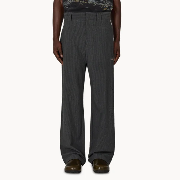 ROA Numb Pinstriped Packable Pant – Black