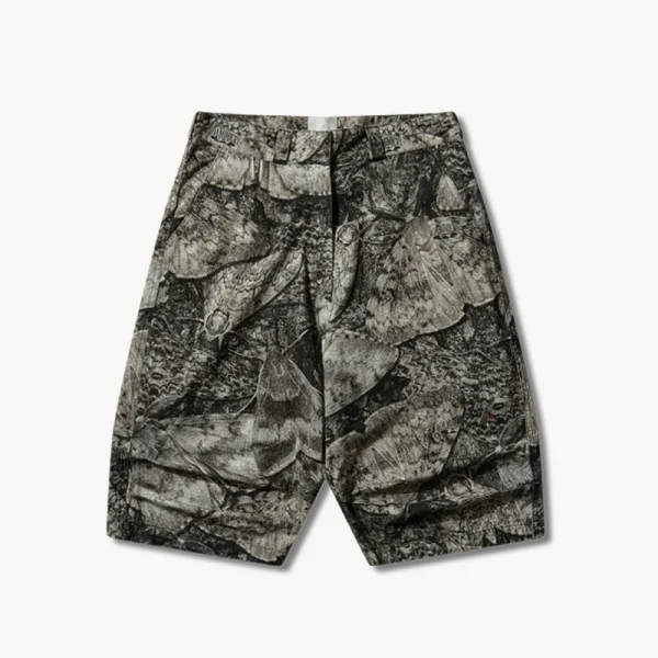 ROA Siera Moth Print 34 Pant – Brown