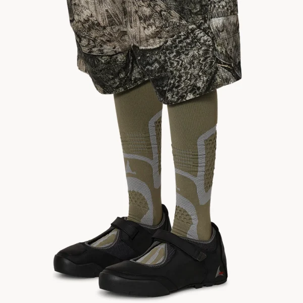 ROA Siera Moth Print 34 Pant – Brown