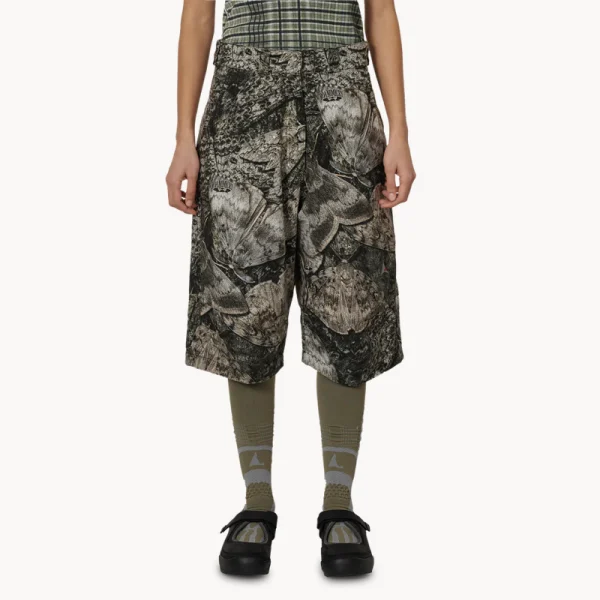 ROA Siera Moth Print 34 Pant – Brown