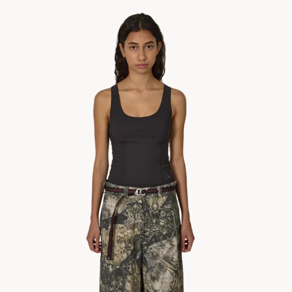 ROA Spine Compression Tank Top – Dark Brown