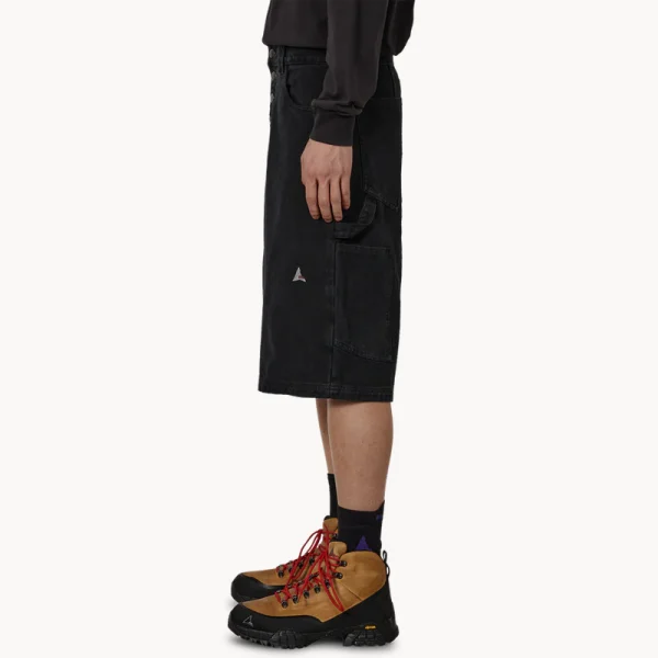 ROA Ash Canvas Shorts – Washed Black