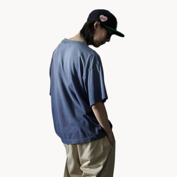 SAINT MXXXXXX BAPE Fade Away Tee – Navy