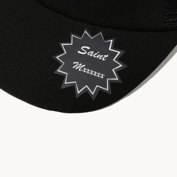 SAINT MXXXXXX BAPE Mesh Cap – Black