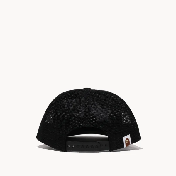 SAINT MXXXXXX BAPE Mesh Cap – Black