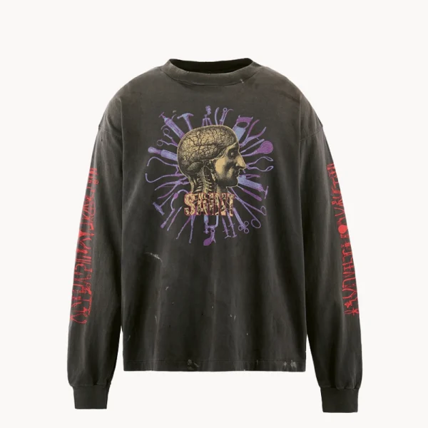 SAINT MXXXXXX Head LS Tee – Black