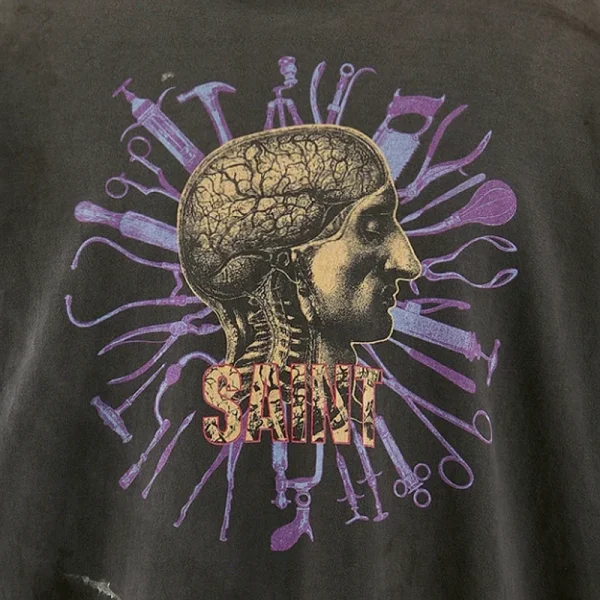 SAINT MXXXXXX Head LS Tee – Black