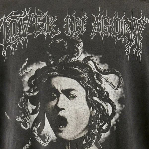 SAINT MXXXXXX Medusa LS Tee – Black