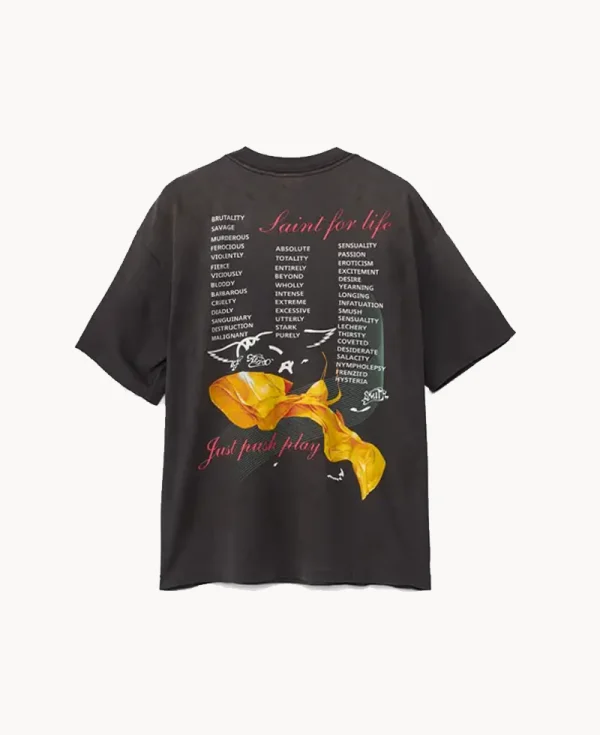 SAINT Mxxxxxx Aerosmith Tee – Black