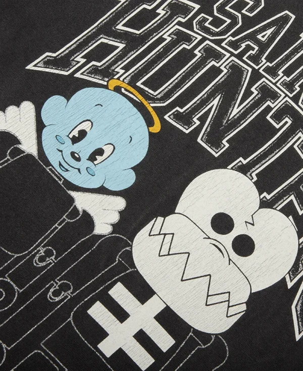 SAINT Mxxxxxx BOUNTY Skull-K & Baby-M Tee – Black