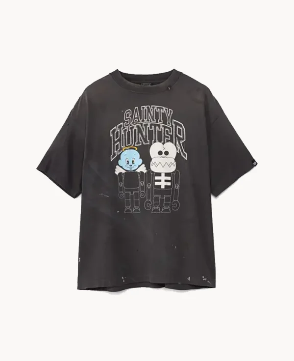 SAINT Mxxxxxx BOUNTY Skull-K & Baby-M Tee – Black