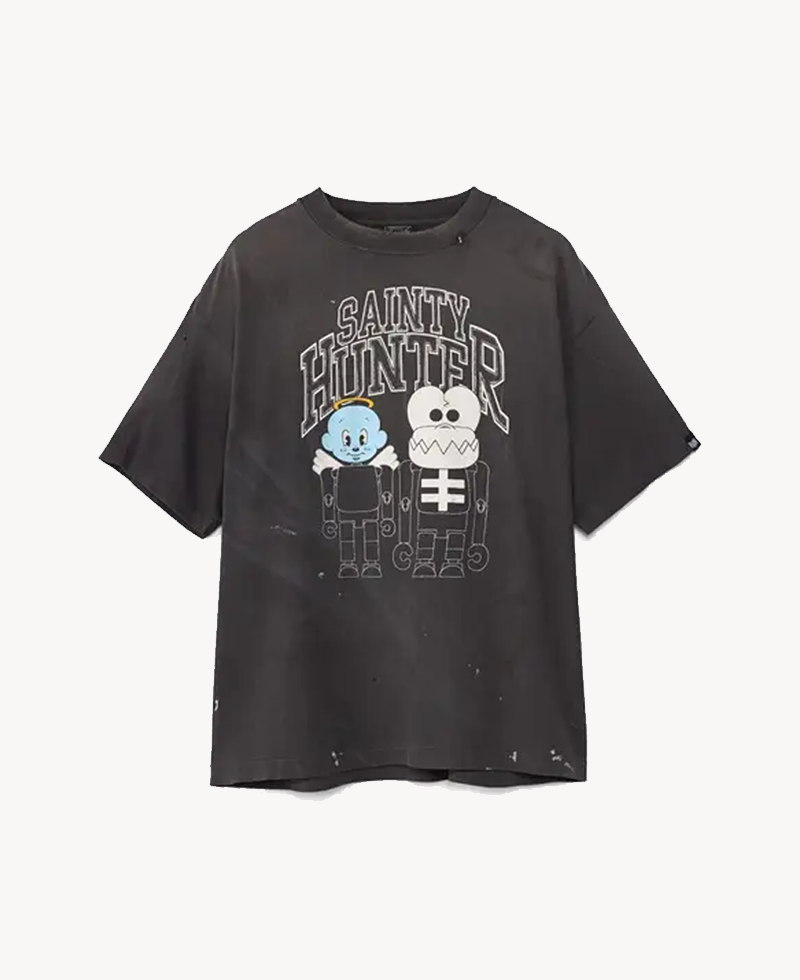 SAINT Mxxxxxx BOUNTY Skull-K & Baby-M Tee – Black SAINT Mxxxxxx BOUNTY Skull-K & Baby-M Tee – Black