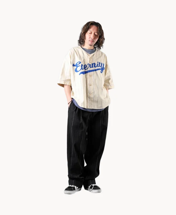 SAINT Mxxxxxx Eternity Baseball Shirt – White