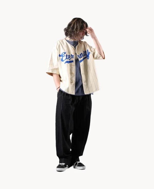 SAINT Mxxxxxx Eternity Baseball Shirt – White
