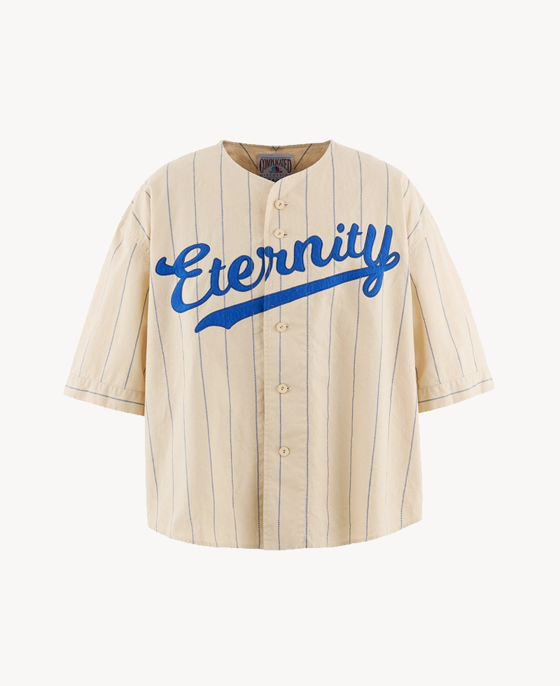SAINT Mxxxxxx Eternity Baseball Shirt – White SAINT Mxxxxxx Eternity Baseball Shirt – White