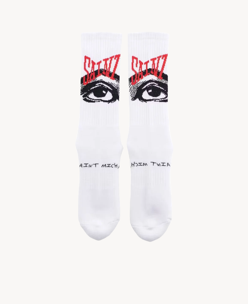 SAINT Mxxxxxx Eye Socks – White SAINT Mxxxxxx Eye Socks – White