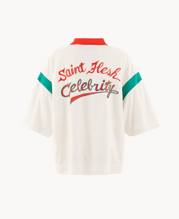 SAINT Mxxxxxx Saint Pizza Shirt – White