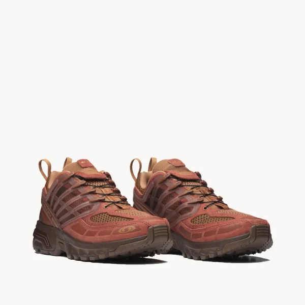 SALOMON ACS Pro Red Ashes - Pecan Brown Chili Mustang
