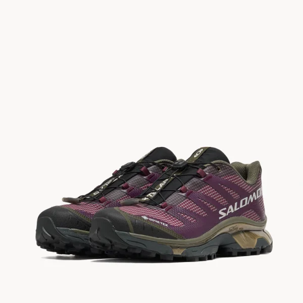 SALOMON XT-4 OG GTX - Maroon Banner Winter Bloom Grape Leaf