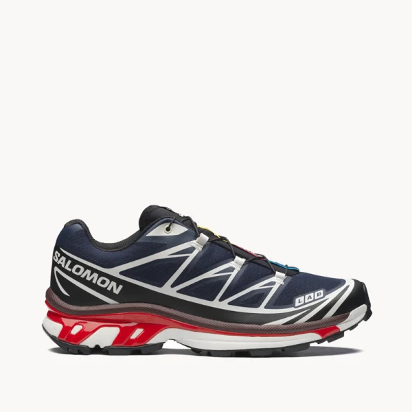 SALOMON XT-6 - Maritime Blue Black Fiery Red